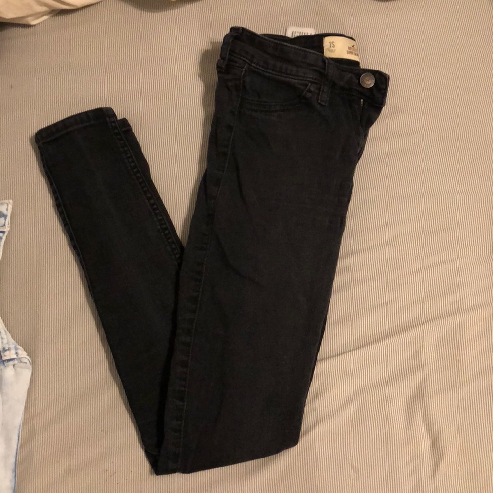 black hollister jeans (1S)